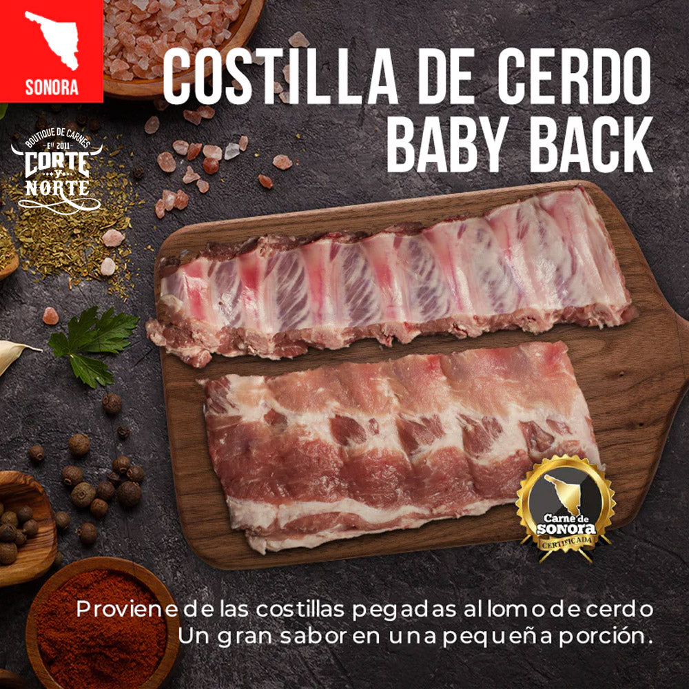 Costilla baby back ribs best sale